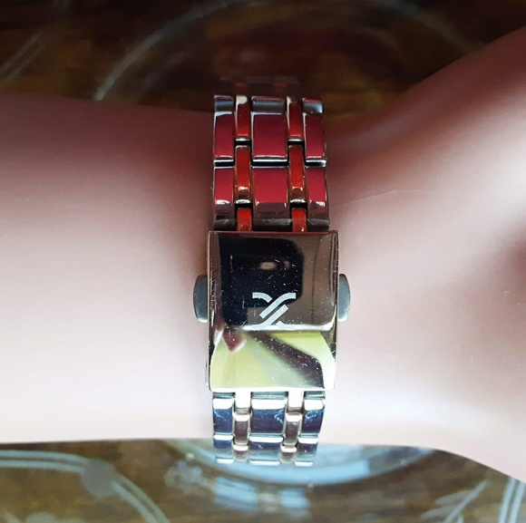 Two-toned Gold/Silver Designer Watch - Picture 2 of 8